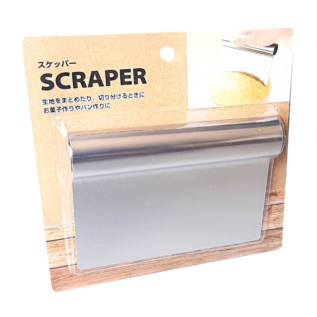 Raspador Espátula Cortador Pegador Aço Inox Massas Culinária