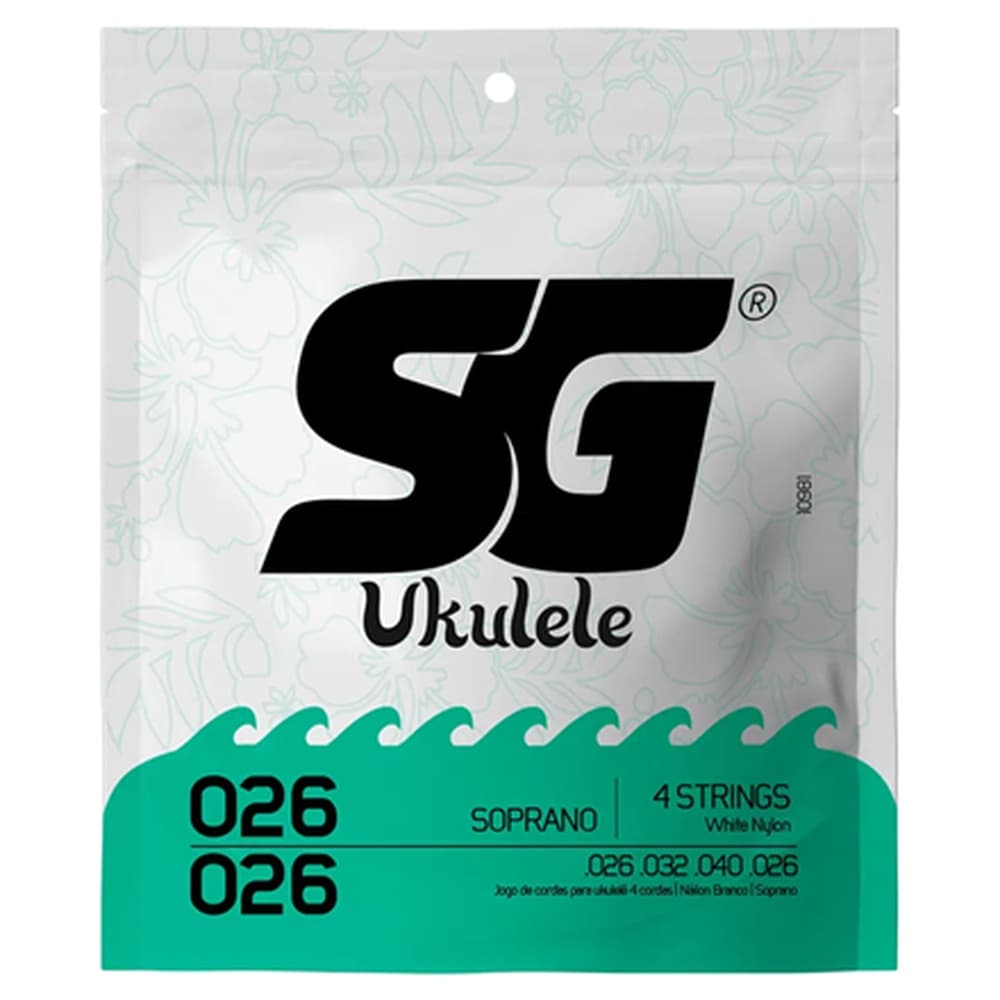 ENCORDOAMENTO SG UKULELE NYLON SOPRANO 0.026 - 0.026