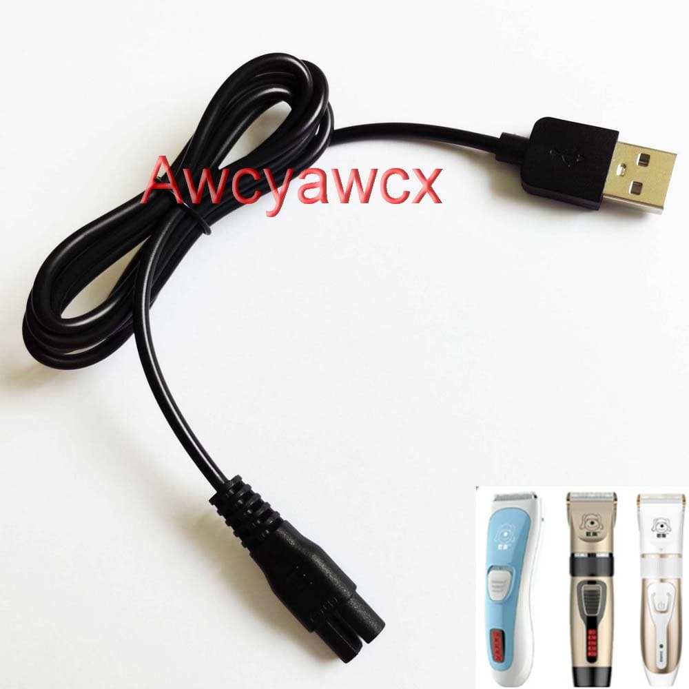 2.4V 3V 3.6V 3.7V 4.2V 4.3V 5V Barbeador Elétrico Universal Cabo USB Adaptador De Carregador De Energia 2-Prong Xiaomi Mijia Cabeça Clipper Cortador De Cabelo WAHL vgr geemy