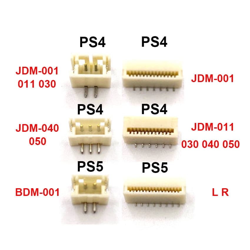 Para PS4 PS5 Cabo PS5 Conector De Contato Da Bateria De Carregamento Placa-Mãe L2 R2 Fita BDM-010 JDM-001 011 030 040