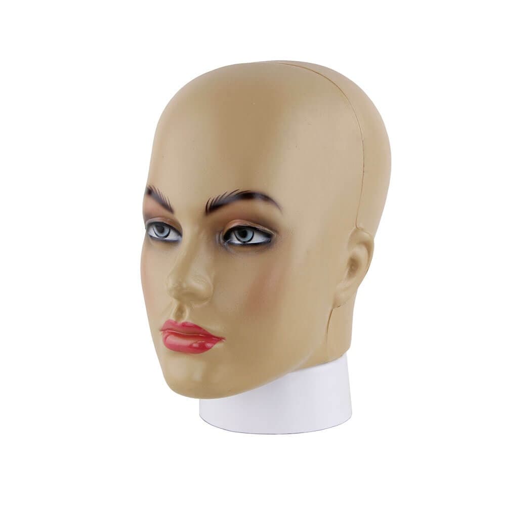 Cabeça Manequim Feminina Porta Tiara Perucas