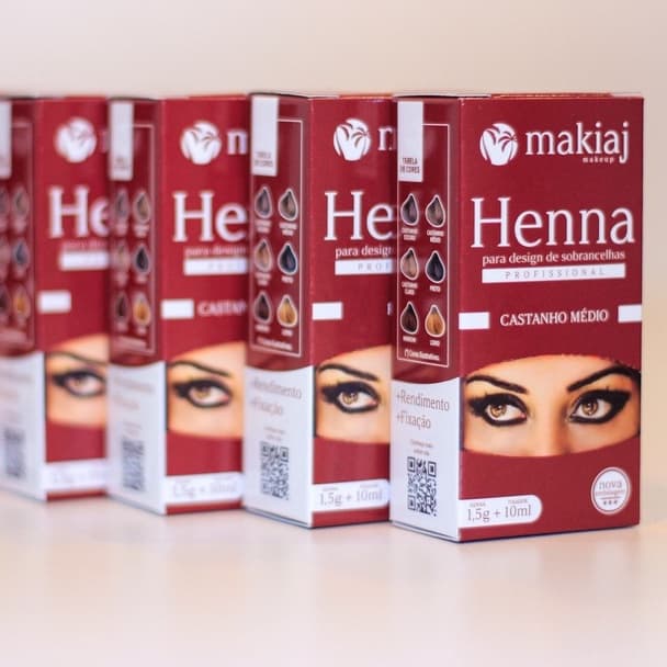 4 Henna Sobrancelhas Makiaj Alto Rendimento E Fixação Rena Original