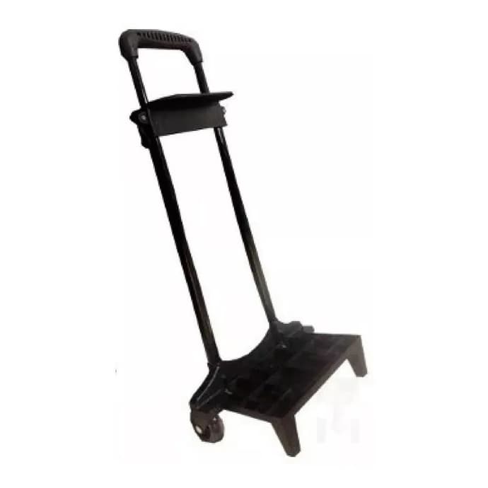 Suporte Carrinho para Mochila 40 Cm Rodinha Silicone Escolar