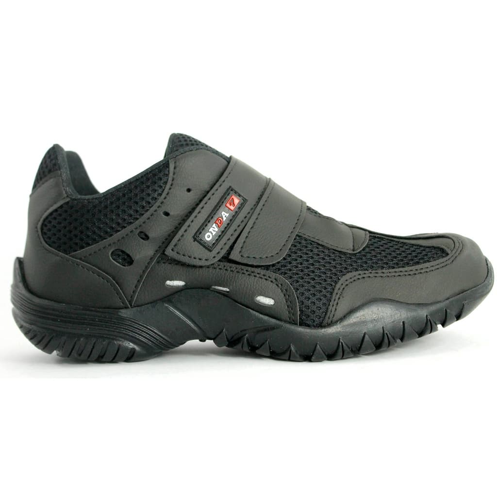 Sapatilha Casual Refletivo Ciclista Unissex Tenis Preto MTB