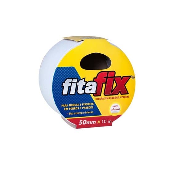 Fita Fix Adesiva Tapa Trinca Fissura Bricolagem 50mm X 10m