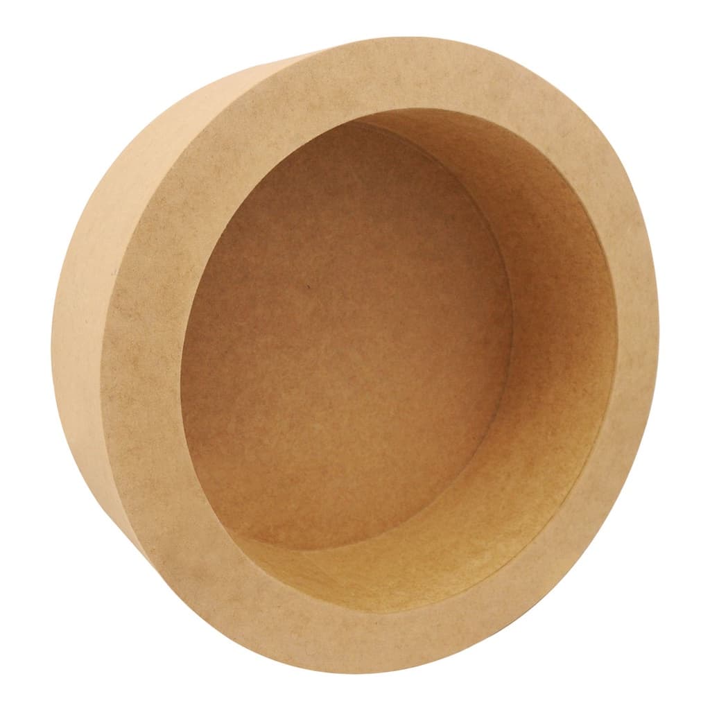 Nicho Redondo Duplo 23x9 Mdf Madeira