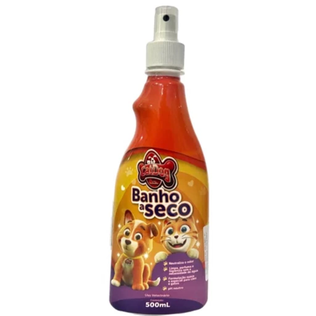 Shampoo para Cachorro e Gato Banho a Seco Limpeza Pet 500 ml - pode ser feito em filhotes