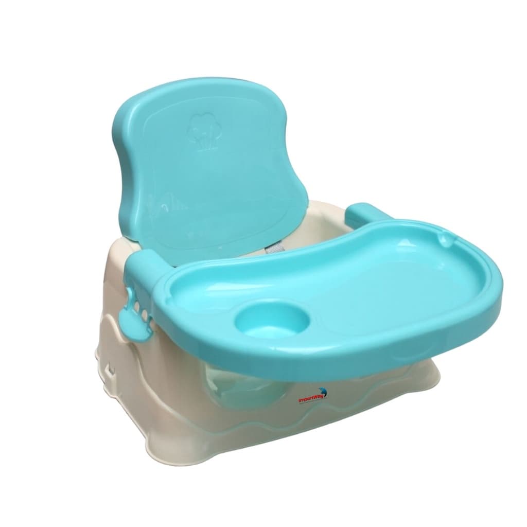 CADEIRINHA ALIMENTACAO BOOSTER AZUL INFANTIL SEGURA CONFORTAVEL