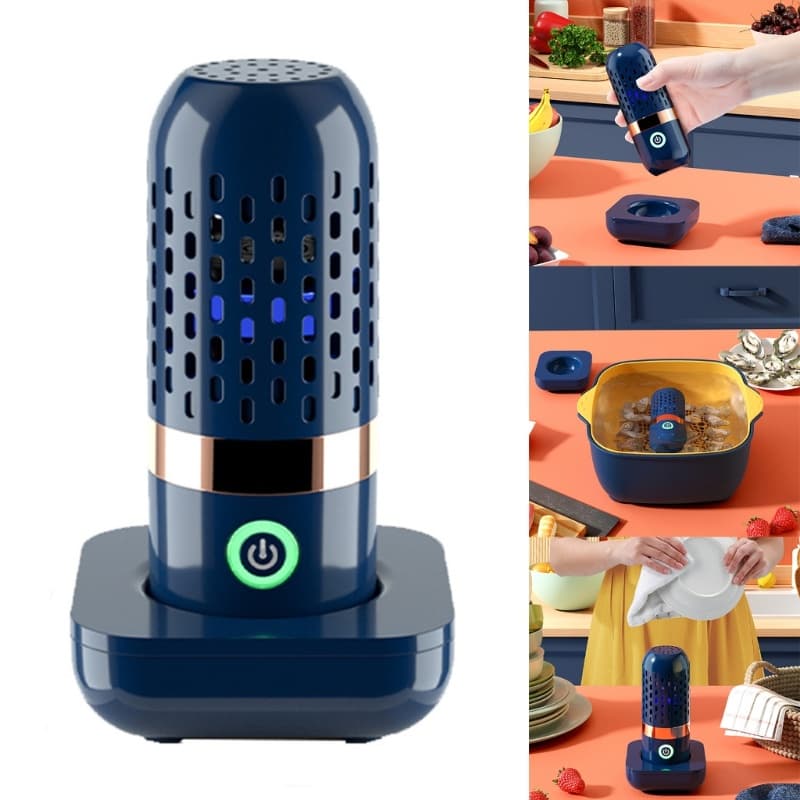 RUN Portátil Frutas E USB Recarregável Eletrodomésticos Purificador Máquina Limpeza