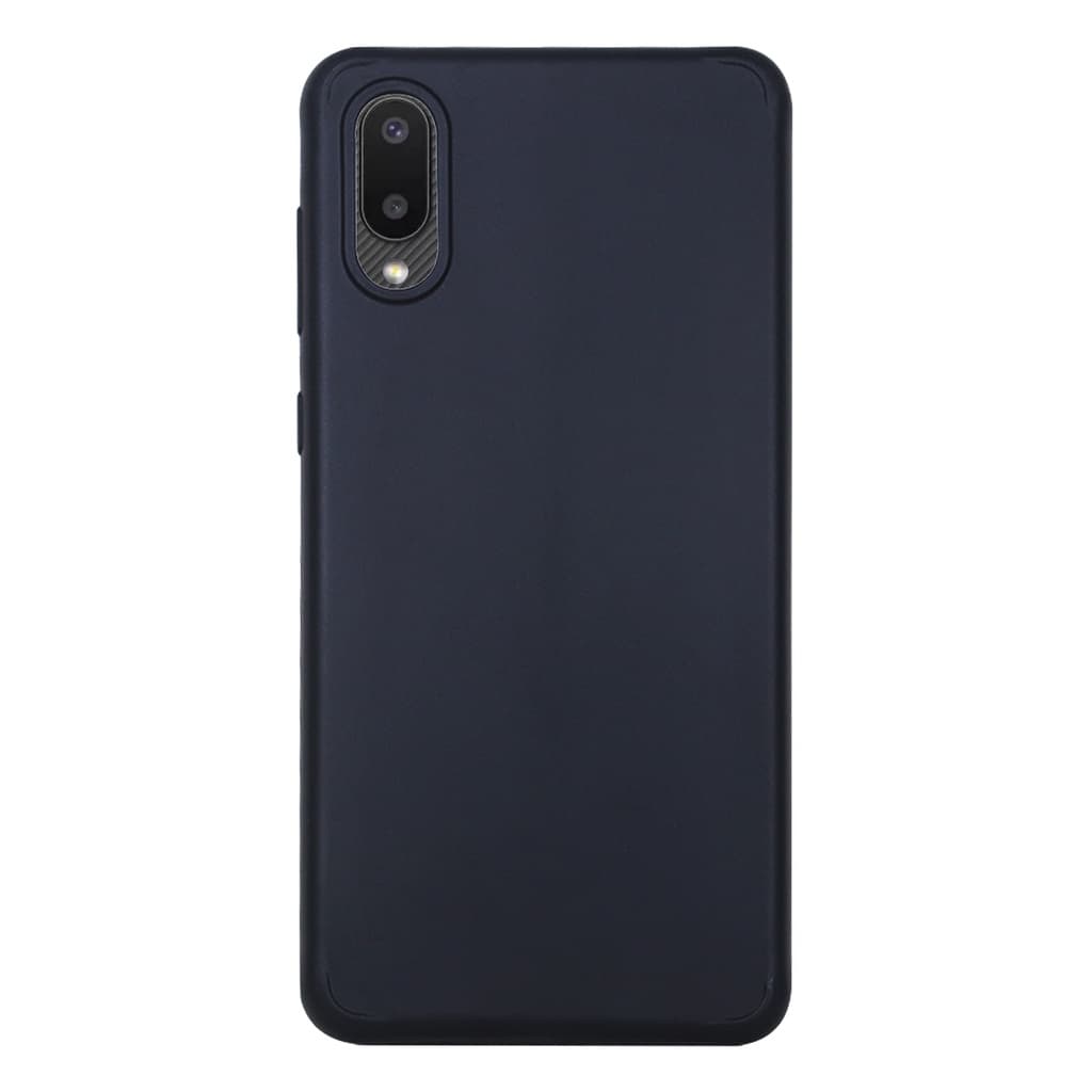 Capa Aveludada Preta + Película De Hydrogel HD Compatível Para Galaxy A02 A022 6.5
