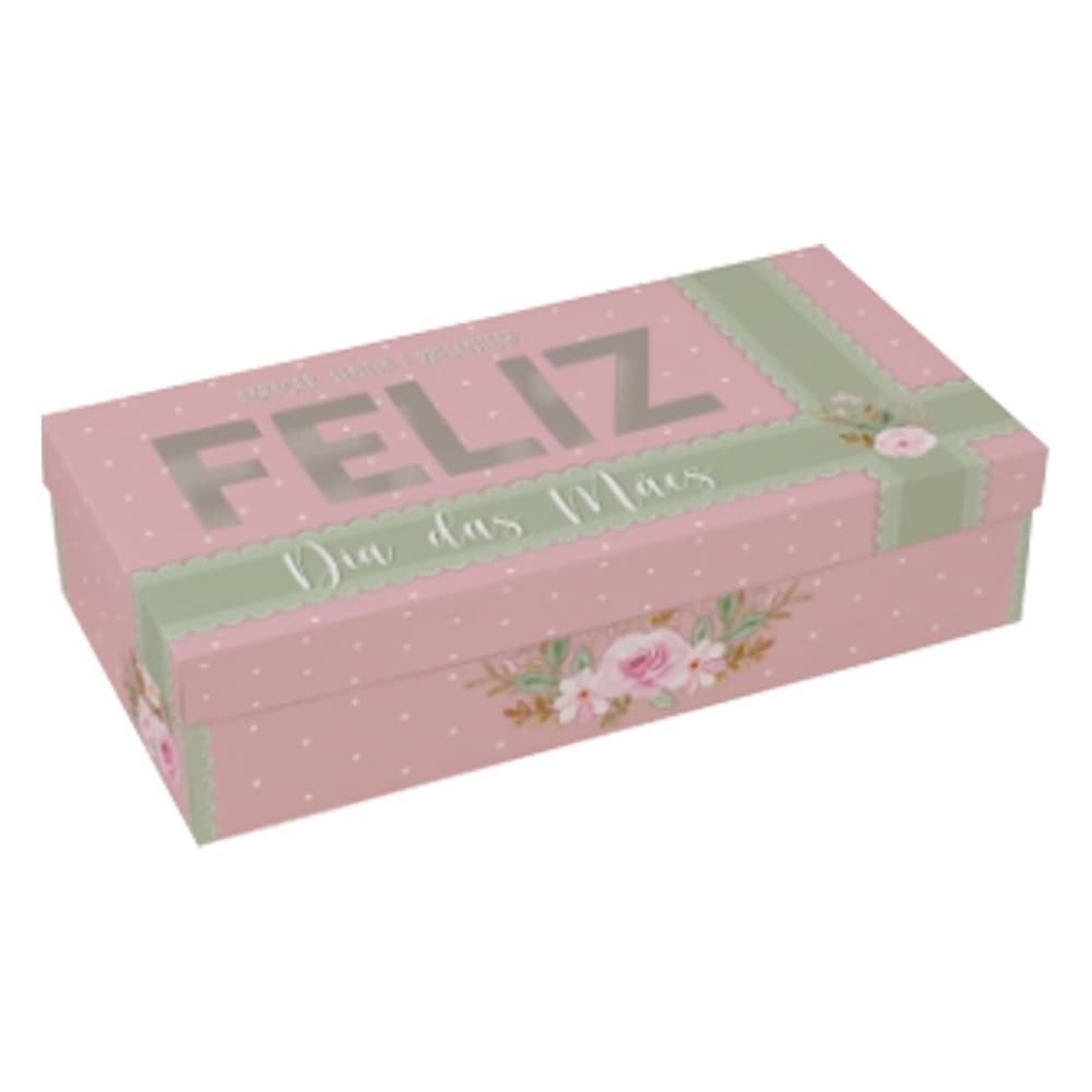 03 Caixas Retangular 6cmX13cmX25,5cm Decora Doces