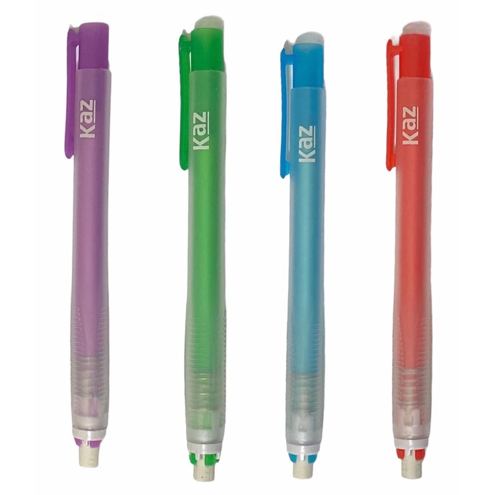 2 Caneta Borracha Kaz Papelaria