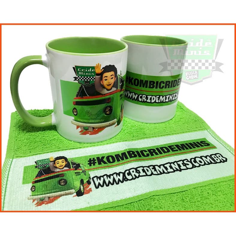 Caneca e Toalha KOMBICRIDEMINIS