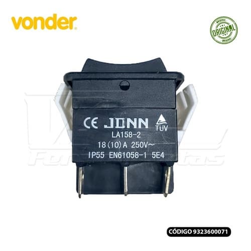 Interruptor (gatilho) De Comando Para Guincho Vonder Gev600
