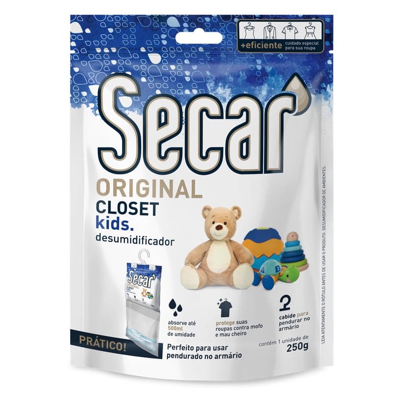 Anti Mofo Secar Closet - Desumidificador Original, Guarda Roupas