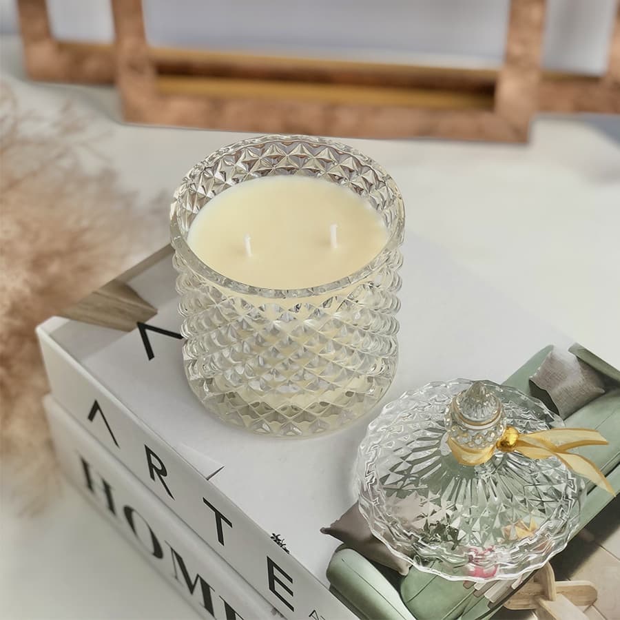 Vela Aromática Bamboo Trouss 200g Cera de Coco | Ellegance Aromas