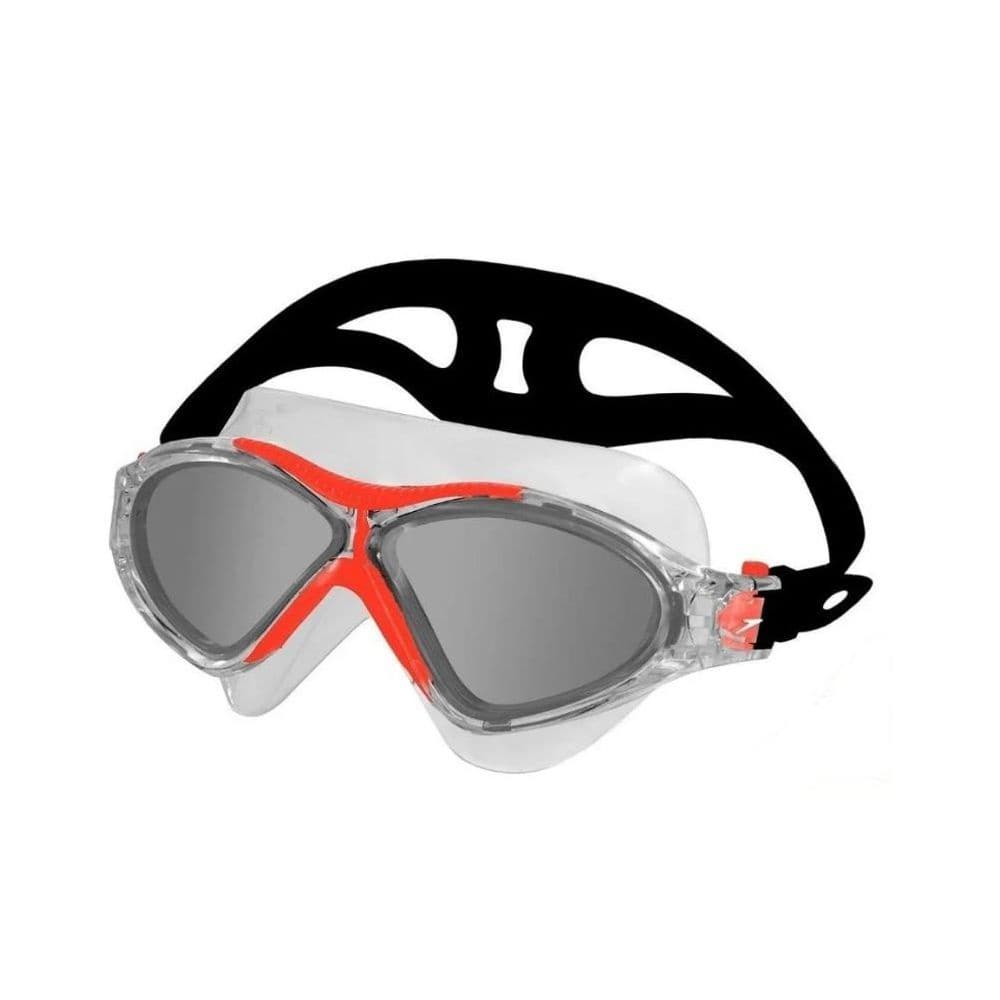 Oculos Natacao Mod. Omega Speedo Mascara Nadador Lente Fume Protecao UV Antiembacante Swim Mask