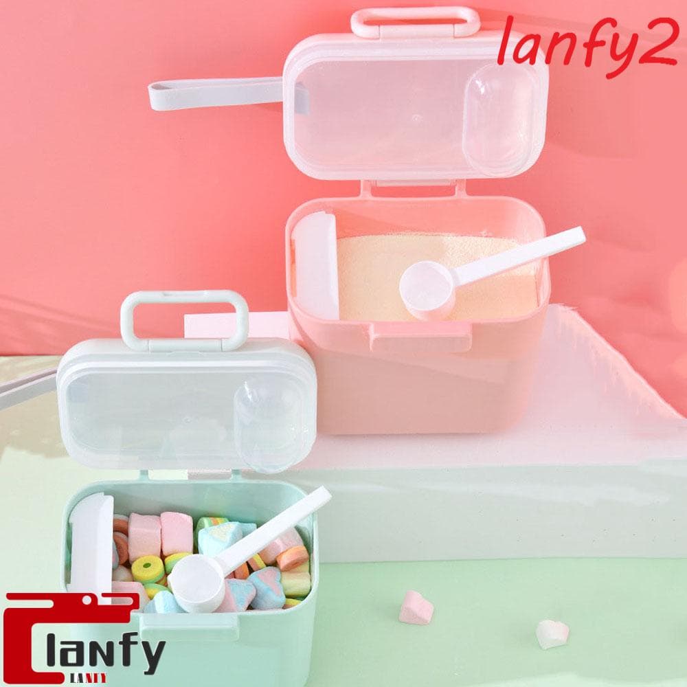 Lanfy Pote Para Armazenar Leite Em Pó Portátil / Fofo / Multicolorido