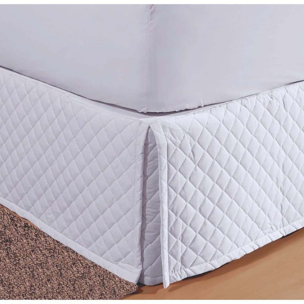 Saia Box Solteiro Cama Box Matelassada Jolitex Ternille