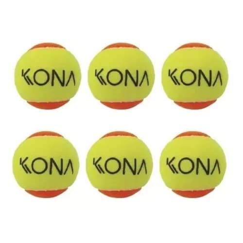 KIT 6 Bolas Beach Tennis Bolinha Tênis Praia KONA (Original)