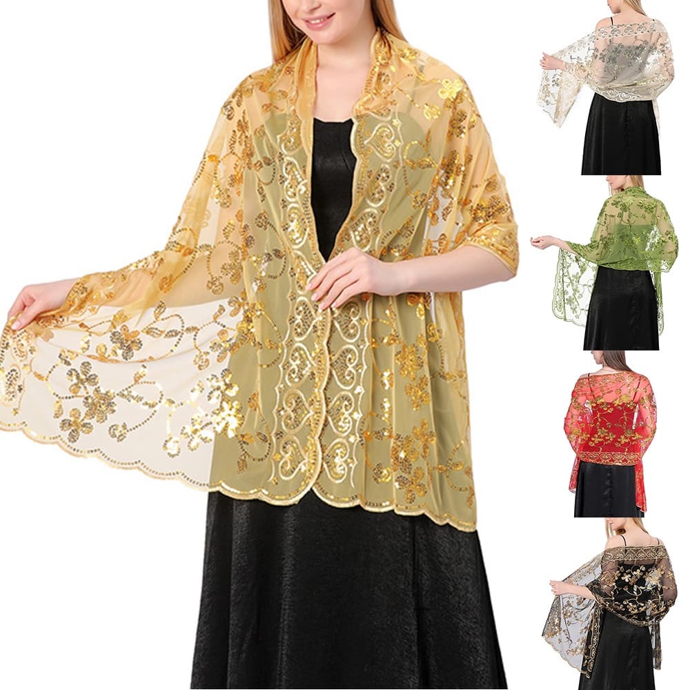60 * 190cm Shawls Bordados Ocos Elegante Protetor Solar Cachecóis De Malha Feminina Feitos À Mão