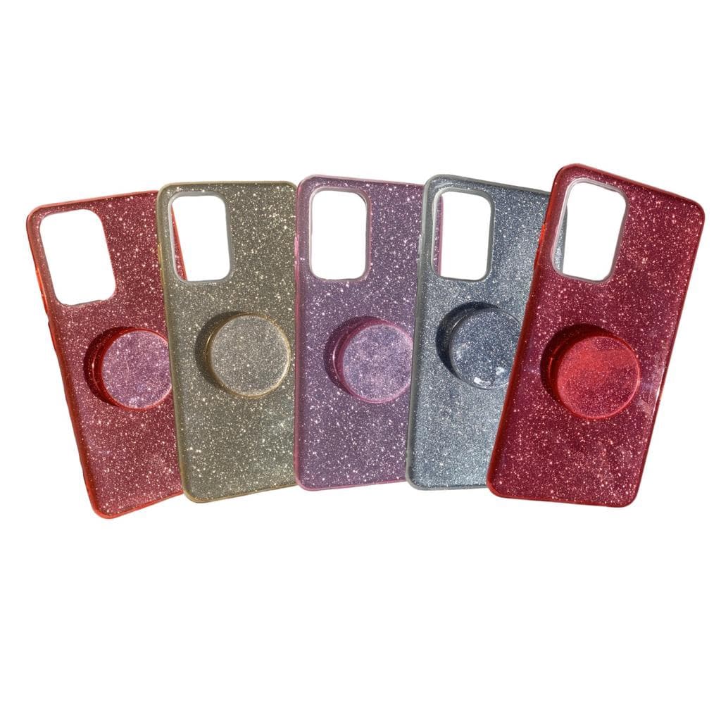 Case Capinha Silicone Compatível A52 Brilho Com Suporte