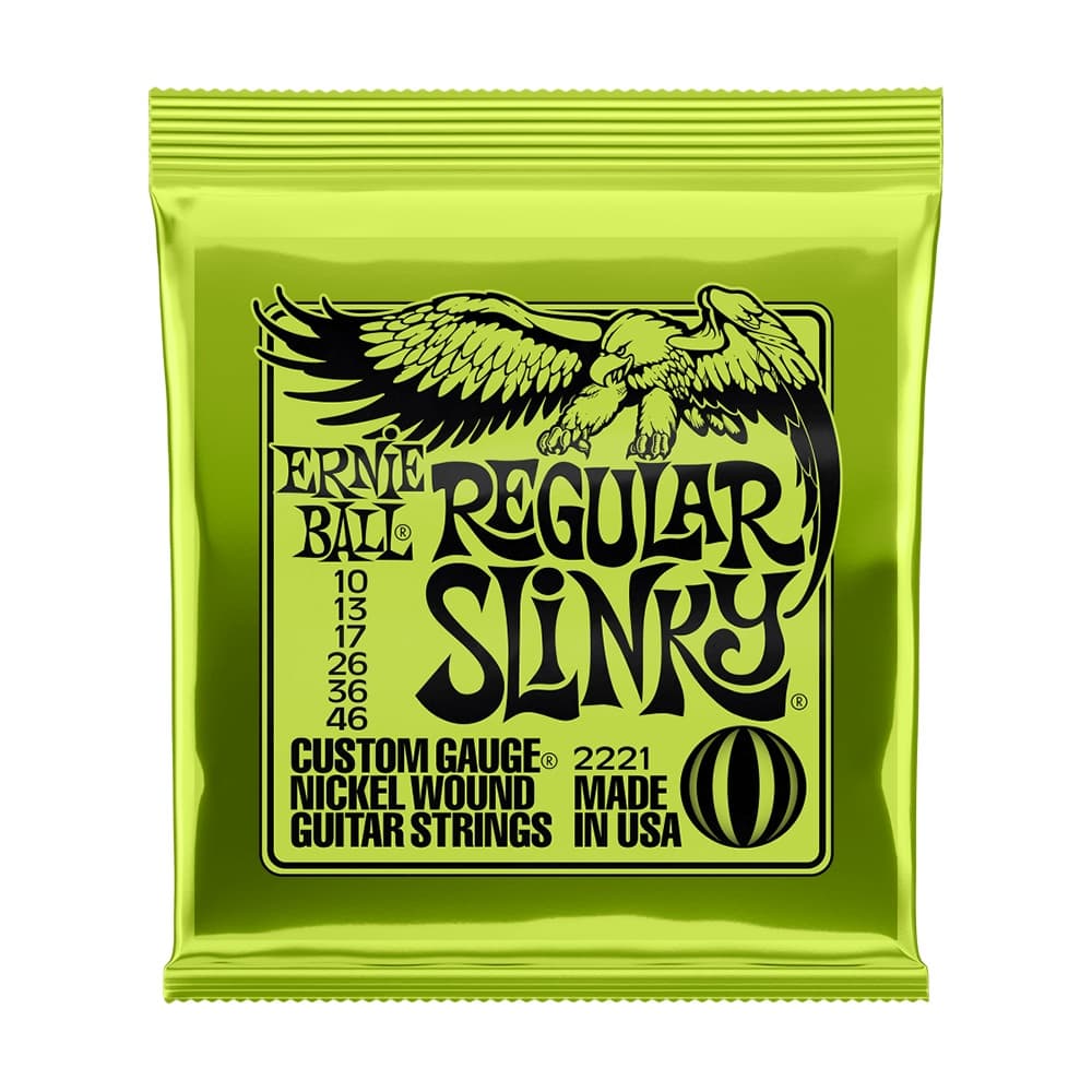 Encordoamento Guitarra 010 Regular Slink Ernie Ball P02221