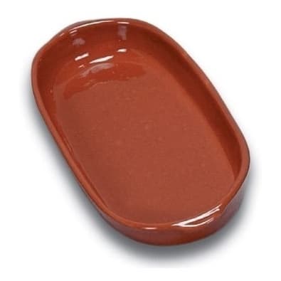 Assadeira De Barro Oval Nº0 22x13 Cm Ref.1802 Barro Motta