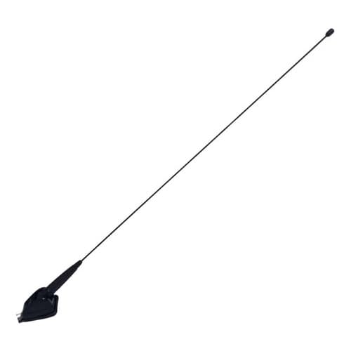 Antena Haste Completa Renault Logan Clio Sandero Curta Preta Dianteira