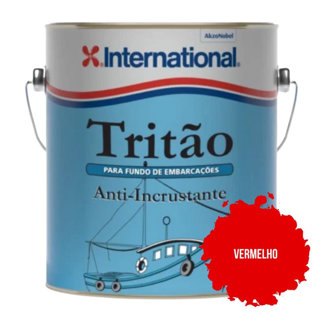 Tinta Tritão Envenenada Barco Lancha Galão Azul / Vermelho International