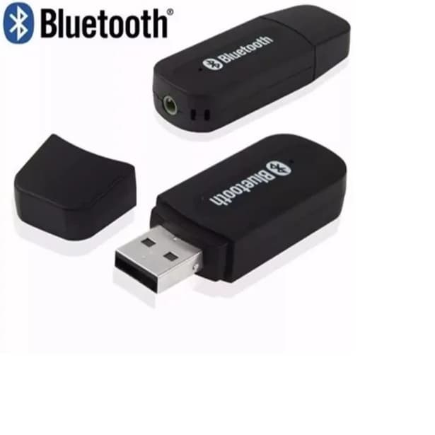 Adaptador Transmissor e  Receptor Bluetooth Conector Usb Pendrive  P2 Toca Musica Carro Caixa de Som Audio Estereo