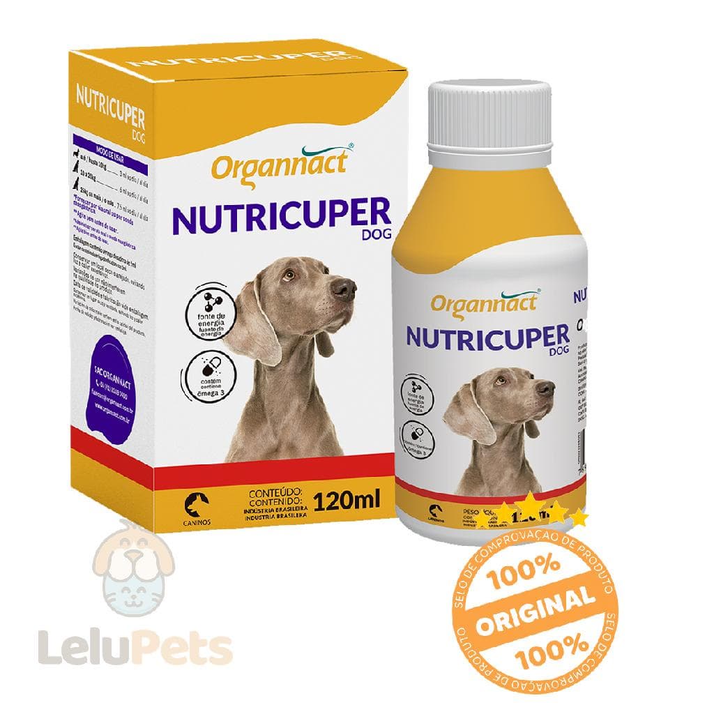 Suplemento Hipercalórico para Cachorro Nutricuper Dog 120ml
