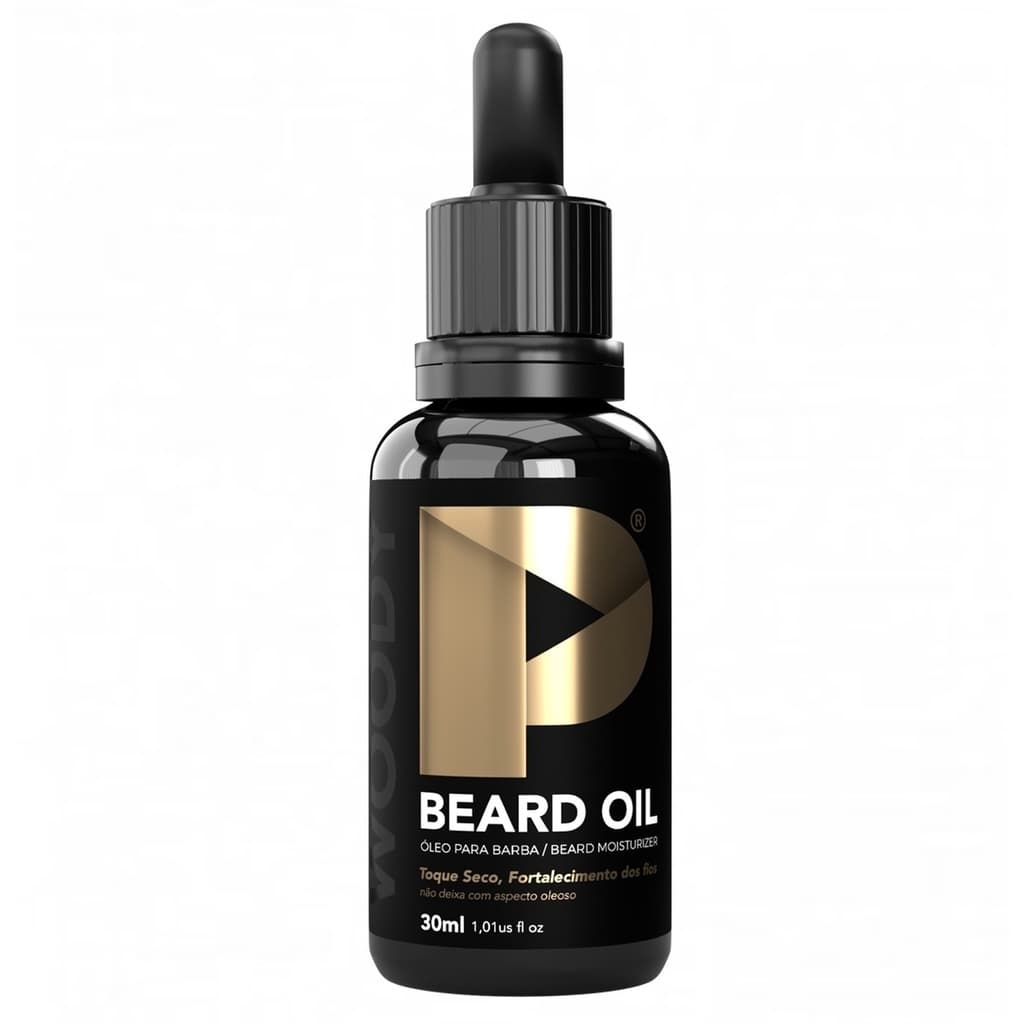 Óleo Para Barba Play Barber 30ml Amadeirado Woody Profissional