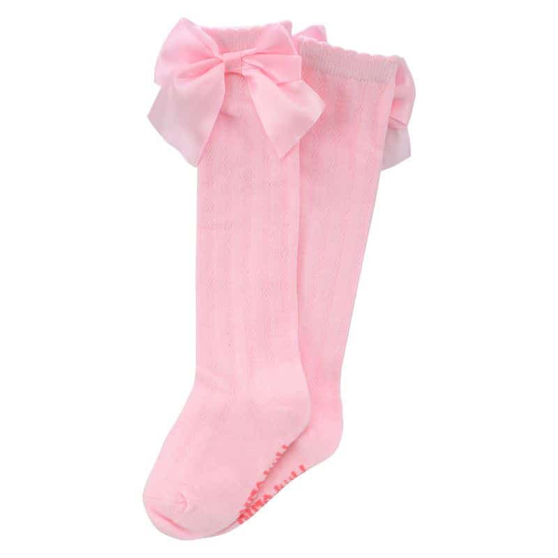 Meia 3/4 Lisa Com Laço  Feminino Pimpolho