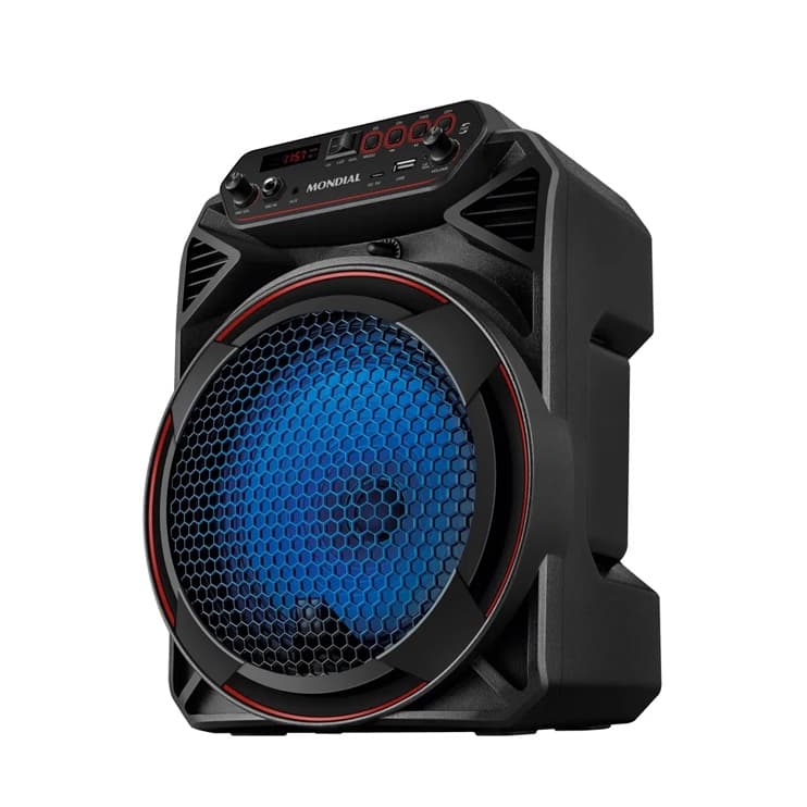 Caixa de Som Bluetooth Amplificada Portátil 150W RMS  CM-150 Preto Mondial - Bivolt
