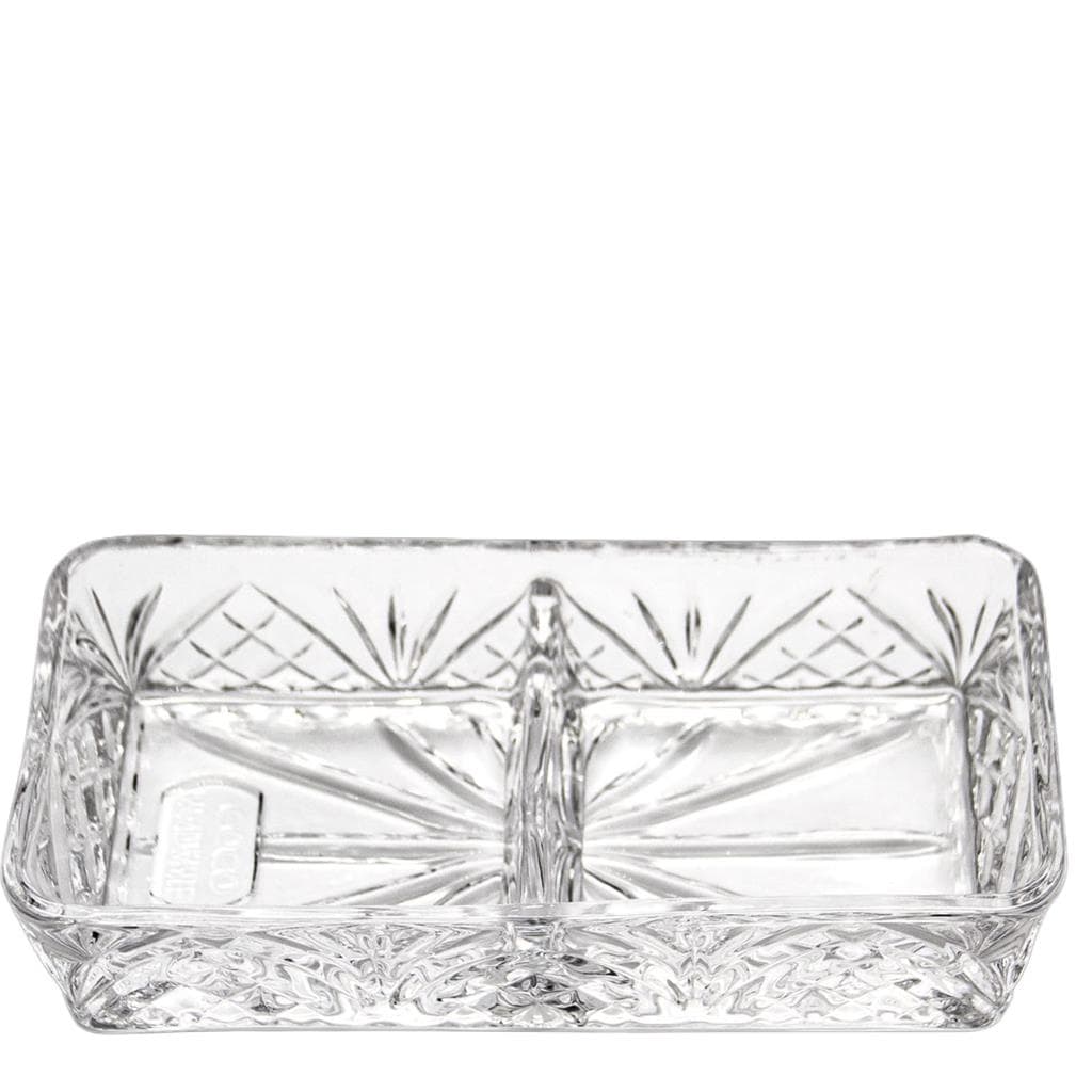 Petisqueira Vidro Transparente Decoracao Travessa Retangular
