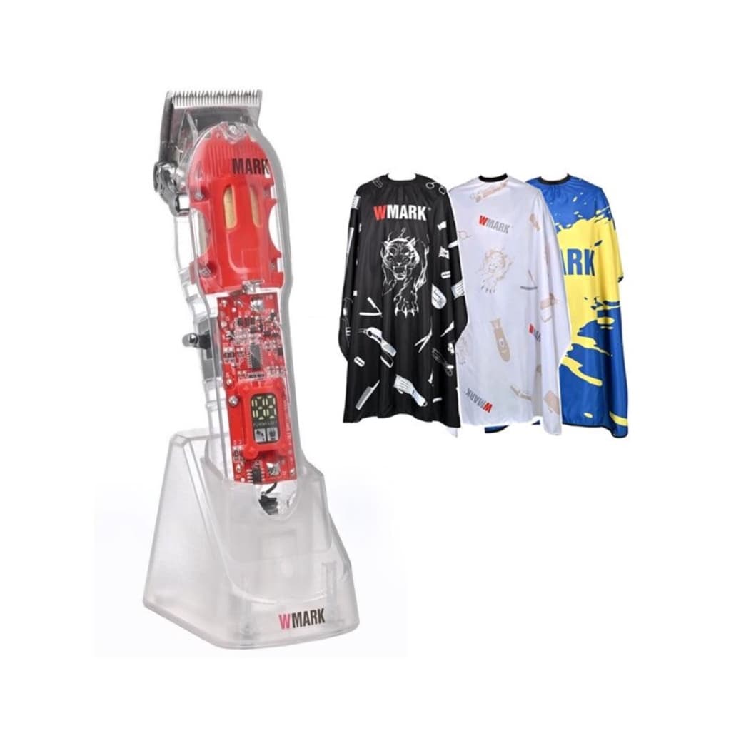 Maquina de Cortar Cabelo Wmark Ng 407 + Capa wmark