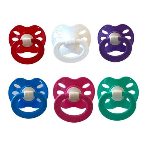 Chupeta Plus Bico Redondo 100% Silicone Pacote Com 20 Unidades