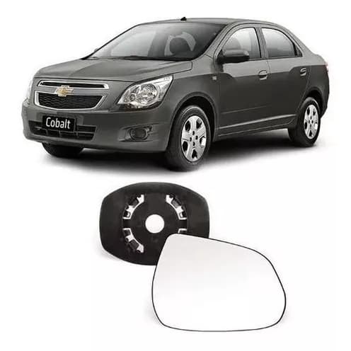 Espelho Do Retrovisor Lado Direito Chevrolet Cobalt Metalizado