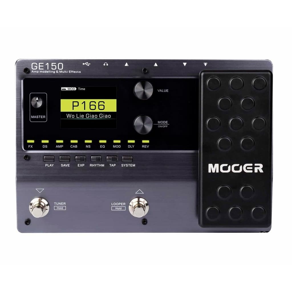 PEDALEIRA MOOER GE150 P/ GUITARRA COM MULTI EFEITO