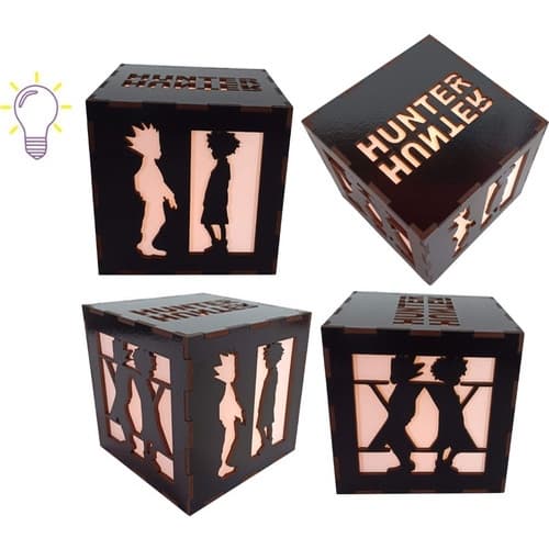 Luminaria Abajur Hunter Gon Killua De Mesa Decorativa Geek Gamer