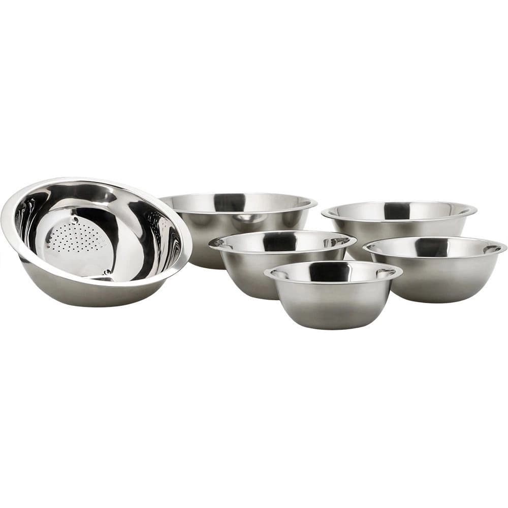 Conjunto Aço Inox La Cuisine Tigelas 5 Peças + 1 Escorredor