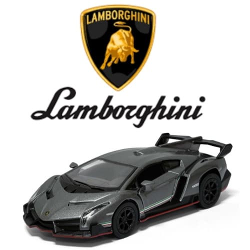 Miniatura Carrinho Lamborghini Veneno 1/36 abre as portas original