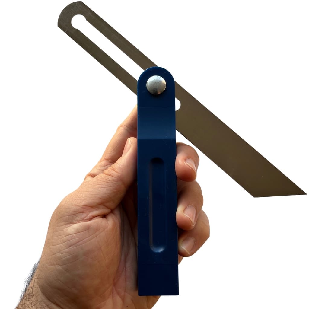 Suta 8 pol 200mm aço inox ferramenta carpinteiro para transferencia de angulos esquadro suta 8 200mm