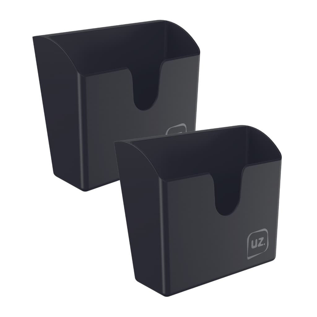 Kit 2 Porta Guardanapo Plástico Cozinha Mesa Restaurante Slim Compacto BPA Free UZ418 - Cores