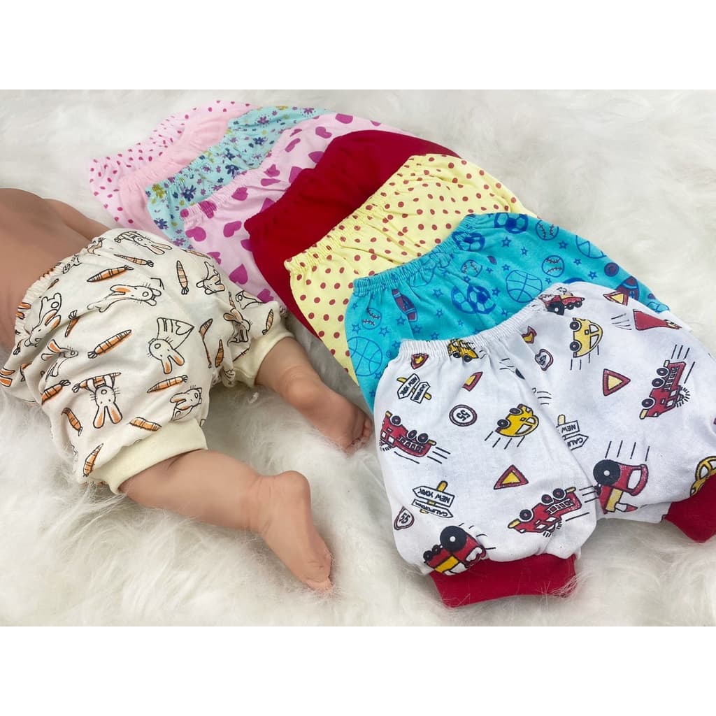 Short Para Bebê Recém Nascido Tapa Fralda Estampado 100% Algodão