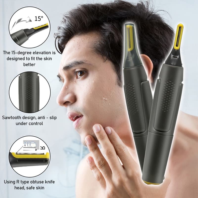 Aparador De Precisão Ultrafino , Elétrico De Pelos Do Nariz , Mini Ouvido Portátil Para Homens , Barbeador À Prova D'águ