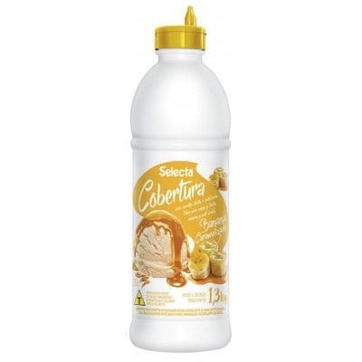 Cobertura Sorvete Banana Caramelizada 1,3 kg Selecta