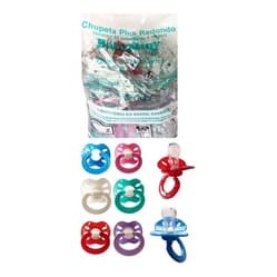 Chupeta Plus Bico Redondo 100% Silicone Pacote Com 100 Unidades Baby Nany