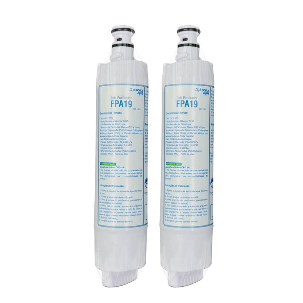 Kit 2x Refil FPA19 Compatível com Hoken CPD 19 Bling e New Sankai